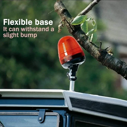 DC12V/24V Amber Tractor Strobe Light Beacon Flashing Signal for Truck Trailer - Picture 16 of 22