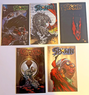 Spawn Run Lot #72,73,74,75,76 (Image Comics 1992) McFarlane VF-NM