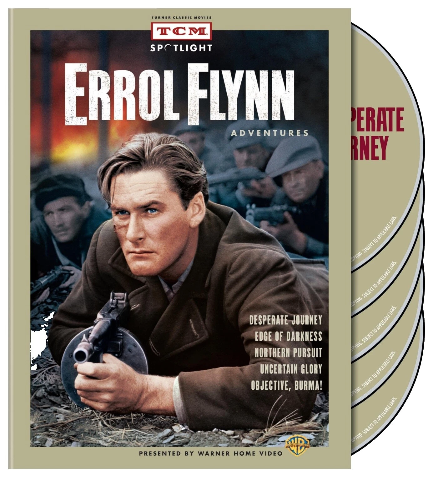 Errol Flynn DVD y Blu-ray