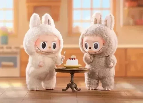 Autentico POP MART Labubu The Monsters Ecciting Macaron Peluche Giocattoli Confermati - Foto 6 di 30