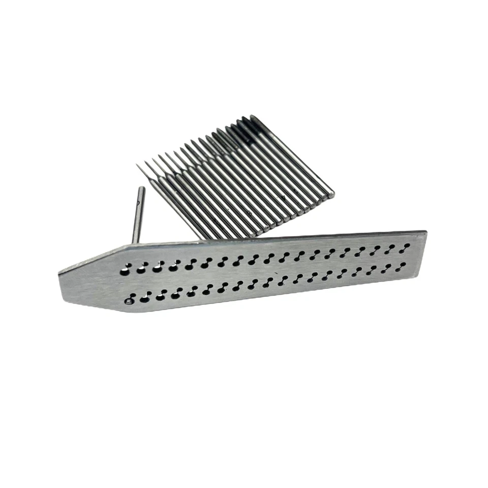 Placa de tornillo con 19 grifos Tamaño del orificio: 0 a 16 | Juego de grifos y troqueles para fabricación de joyas Foto 4 de 4