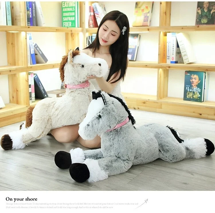 Large giant 90cm Horse pony Teddy Soft Plush Stuffed animal Cuddly Toy - Image 3 of 4