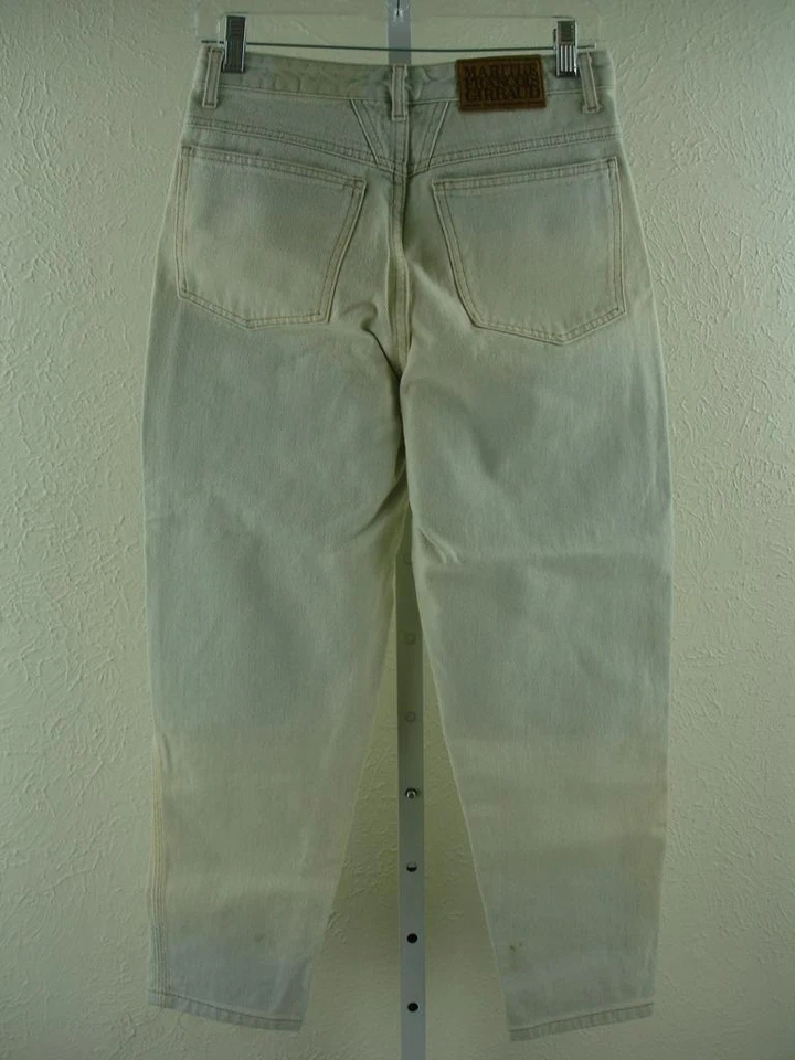 Vtg 1980's Marithe Francois Girbaud Jeans Women’s 7/8 28 X 26 High Waist Faded - Image 4 of 4
