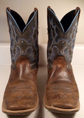 Ariat Brown, Black & Blue Kids Boots Style 10012794 Size 3  display picture 1