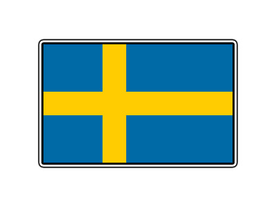 Sweden Flag World Country Sticker Waterproof Vinyl Decal Die-Cut Car Laptop