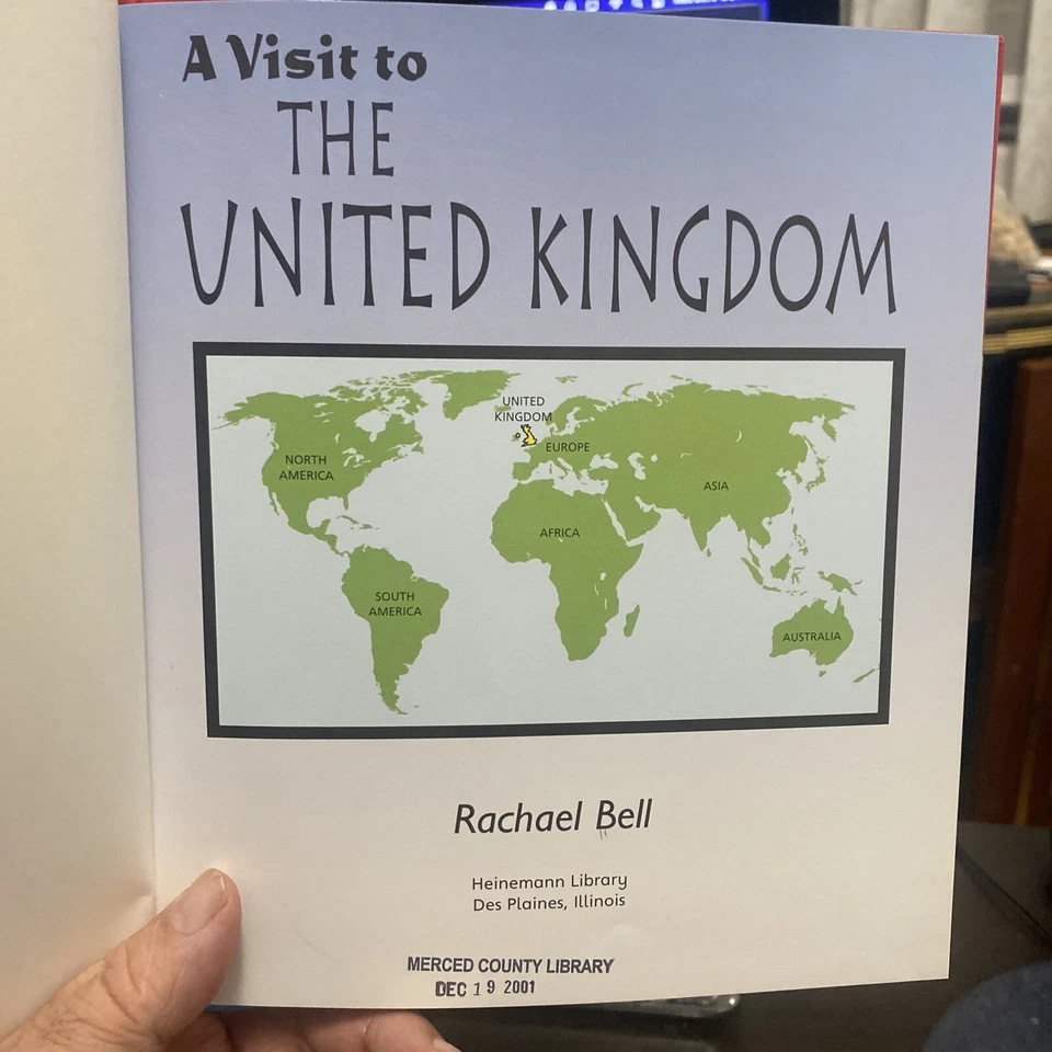 A Visit To The United Kingdom by Bell, Rachael.  Hardcover. 1999 - Image 3 of 3