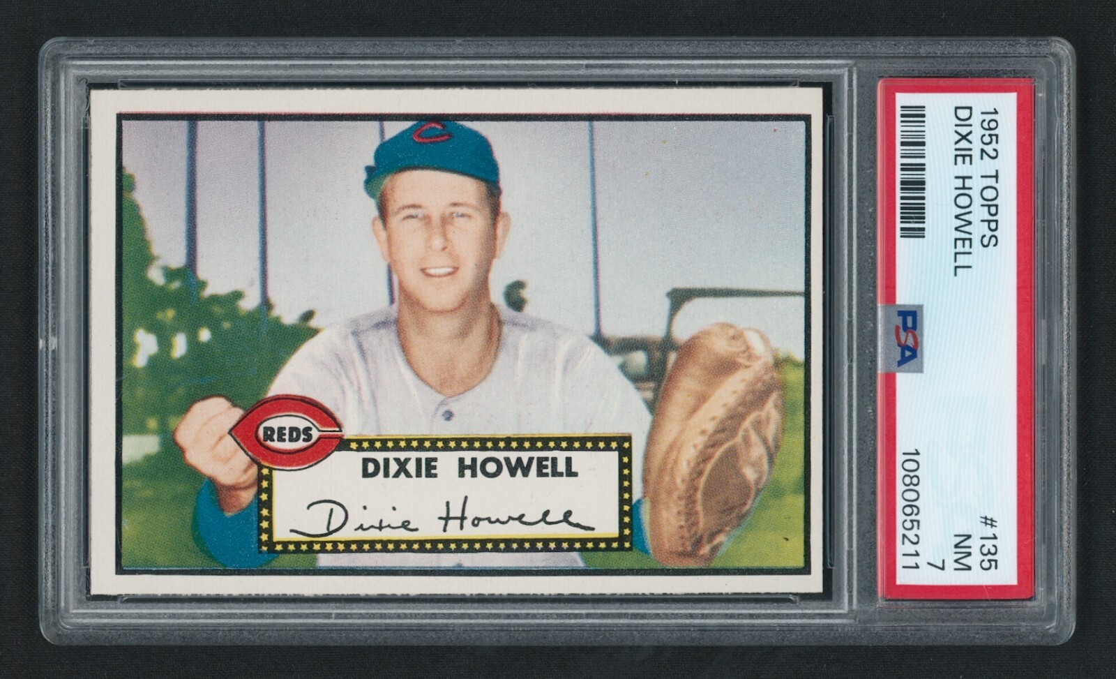 1952 Topps #135 Dixie Howell PSA 7 NM