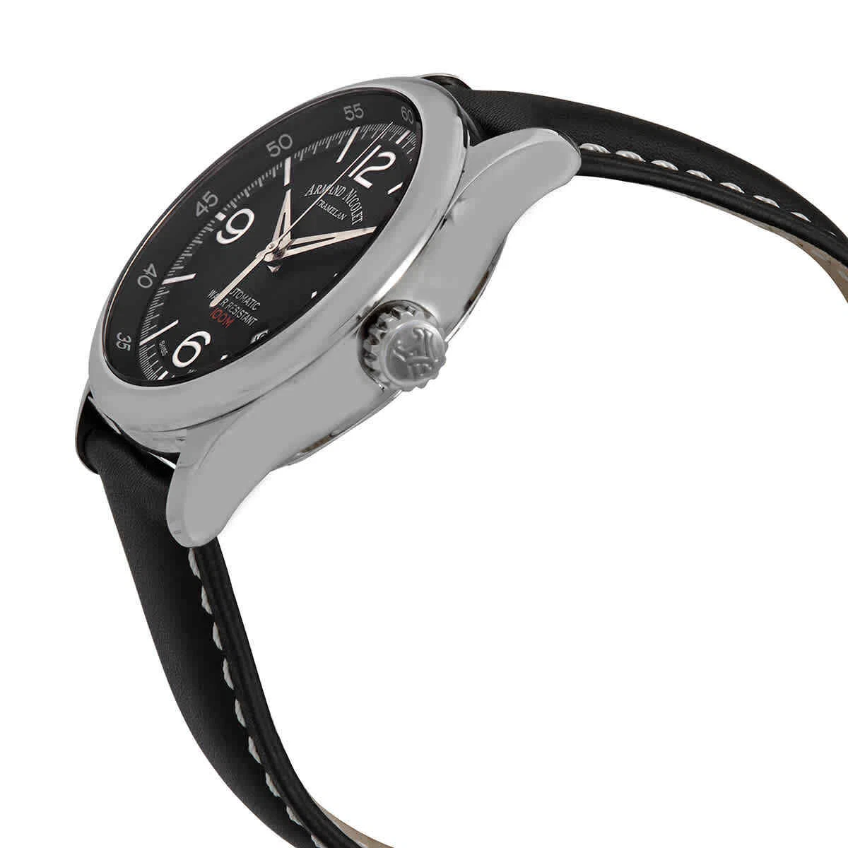 Armand Nicolet MAH Automatic Black Dial Men s Watch A840HAA NR