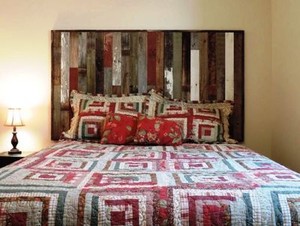 King Size Bed Reclaimed Barn Wood Headboard Rustic 82 5 X 37 5