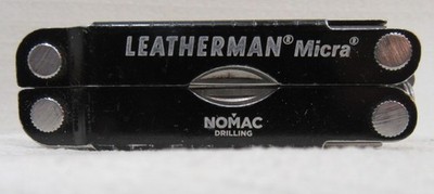 Leatherman Micra Multi-Tool, Knife, Scissors, Key Ring, Black  Inscribed