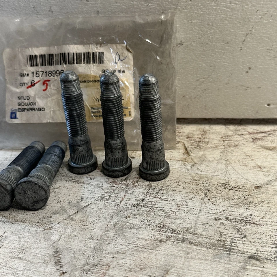 Nuevo perno de rueda genuino OEM GM 11588810 1999-2024 Cadillac Hummer Buick Foto 2 de 3