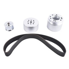 For Chevy Bbc 396 427 454 Shortlong Water Pump Belt Drive Pulley Kit Aluminum