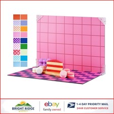 9-Piece Photography Backdrop Kit with Colorful Grid for Product Shooting