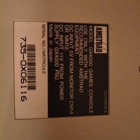 Amstrad GX4000 Console - Boxed