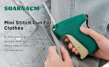 Mini Stitch Gun: Quick Fabric Repair Tool with Fasteners
