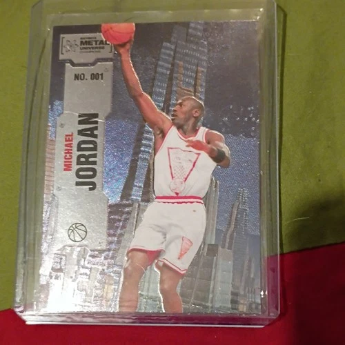 2022 Skybox Metal Universe Champions Michael Jordan #001 Basketball Card