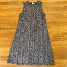 Gap gray sleeveless knee length a-line sweater dress size small S b52