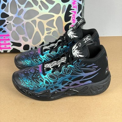 Puma LaMelo Ball MB.04 Reflections Jr Black Ravish Basketball