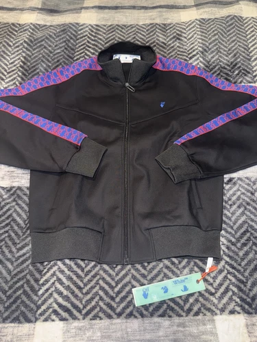 *NUOVO* Off White Monogram Band TrackTop Taglia M