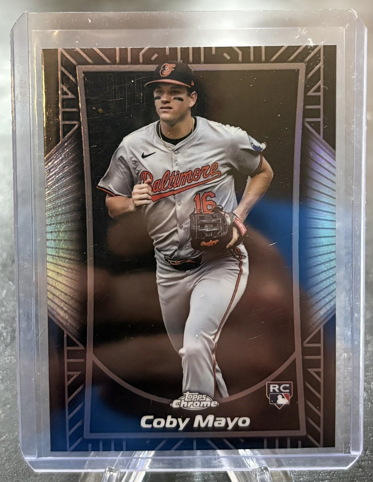 2025 Topps Chrome Shadow Etch Coby Mayo #SE-12 Orioles SSP