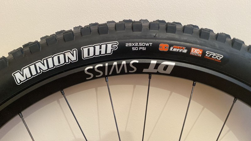 Maxxis Minion DHF 3C Maxx Terra Exo+ TR 29" Folding Tyre - 29 X 2.50 WT