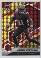 2021 Panini Mosaic Choice Fusion Red & Yellow Prizm /80 Antoine Winfield Jr 1d0h