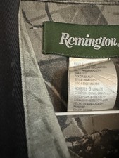 Remington Vintage Men's Large Brown Faded Button-Down Long Sleeve Hunting Shirt