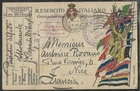 WW1-ITALIAN MILITARY CARD 1918