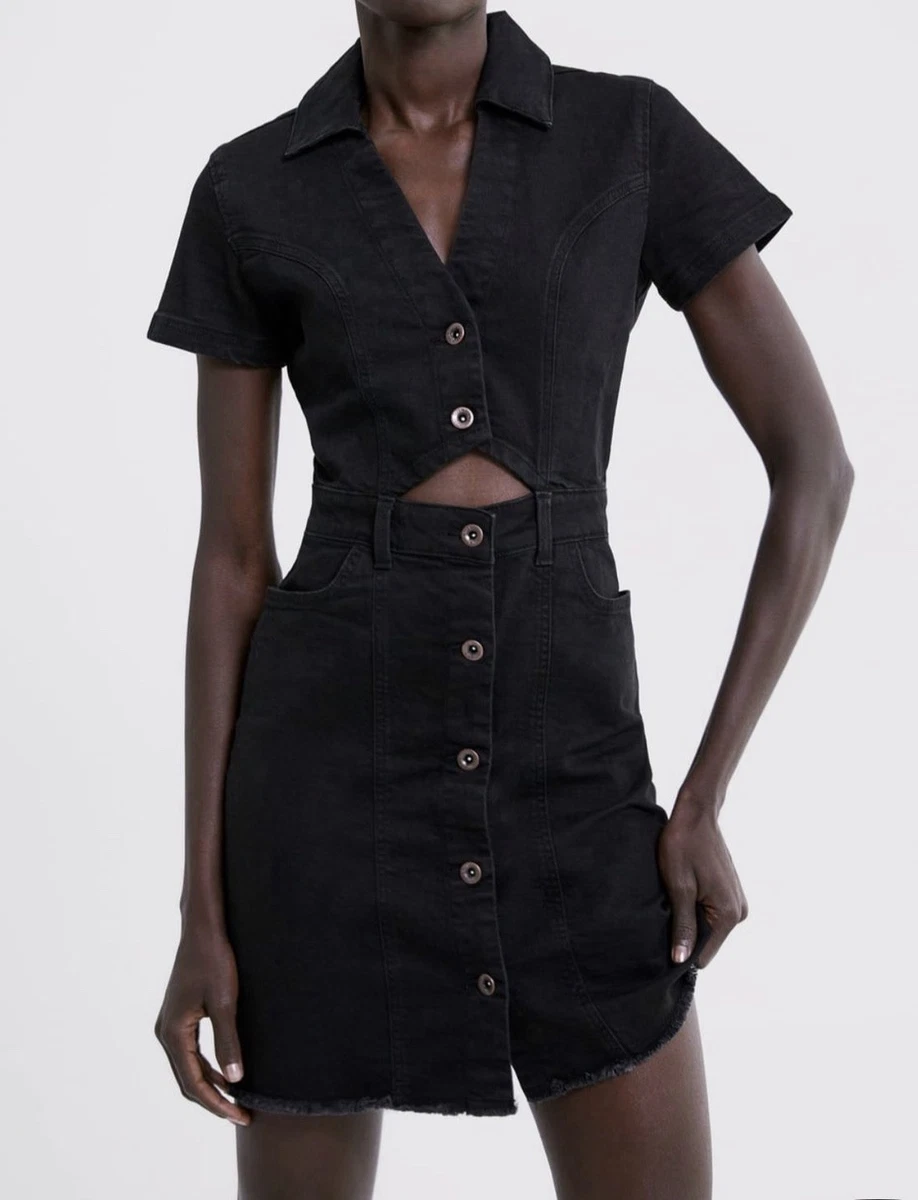 Denim Short Sleeve Casual Regular Size Dresses for Women for sale | eBay