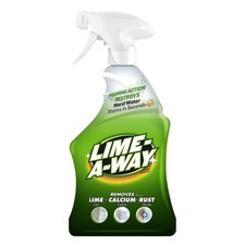 Lime A Way Hard Water Stain Remover Spray 32oz Calcium Rust Bathroom Cleaner 0.39 per fl oz
