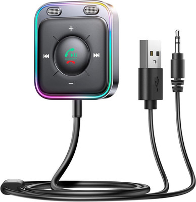 JOYROOM Bluetooth 5.4 AUX Car Adapter[2026 Upgrade] [Stronger Dual Mics& Noise C
