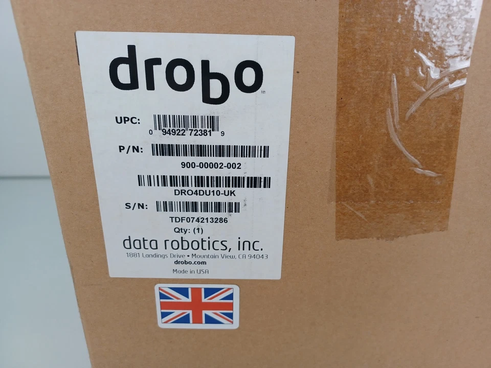 Drobo DRO4DU10-UK external data backup storage array - no drives - Image 4 of 4