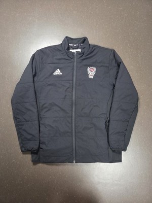 Adidas NC State Wolfpack Vintage Jacke Schwarz USA Style