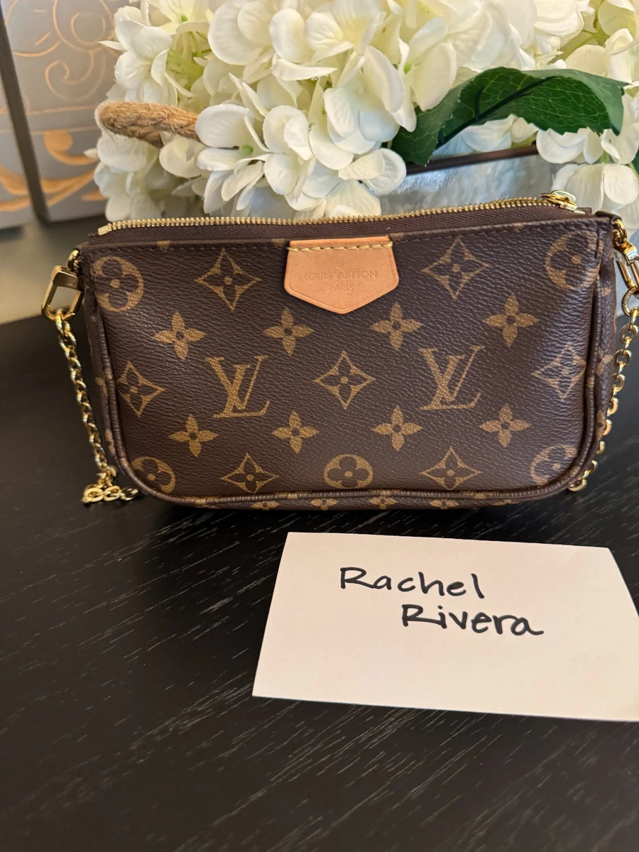 Louis Vuitton Pochette Canvas Exterior Clutch Bags & Handbags for