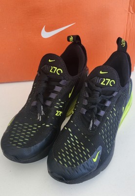 Size 4 (GS) - Nike Air Max 270 Low Black Volt for sale online | eBay