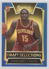 2013-14 Panini Select Draft Selections Blue Prizm 27/49 Anthony Bennett #1 0f6