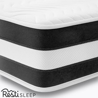 Resti 3D Border Hybrid Mattress Orthopaedic Design with Spring and Memory Foam