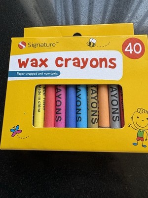 40 Stück Wachsmalstifte