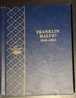 1948-1963 Whitman Franklin Halves Book *Complete 35 coins* PLUS BONUS 4