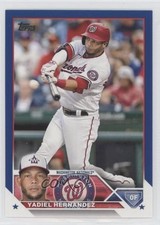 2023 Topps Series 1 Retail Royal Blue Yadiel Hernandez #257 05gv