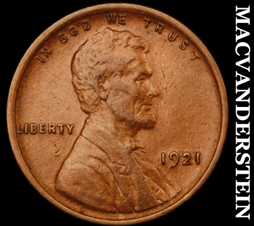 1921 Lincoln Wheat Cent- Extra Fine Semi Key Better Date #i7148