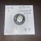 2015 S 90% Silver Proof Roosevelt Dime