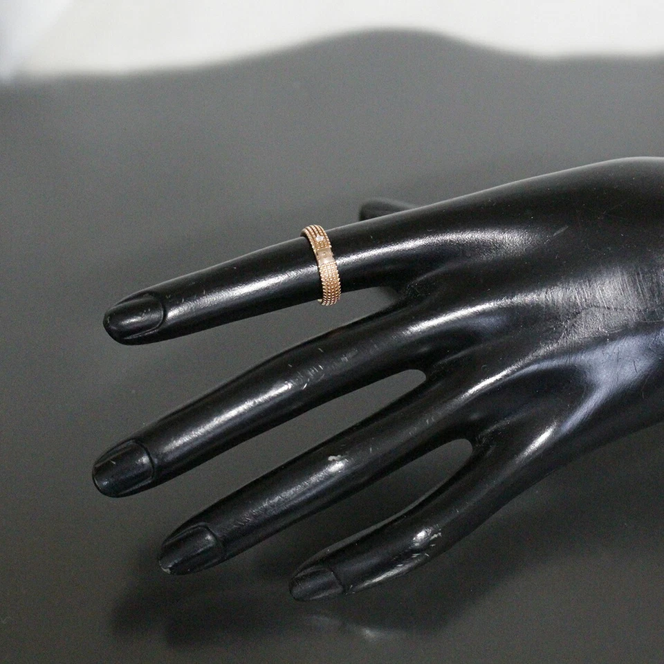 Anillo DAMIANI Pinky Sueño Metropolitano Diamante 750 K18 Oro Rosa talla JP 6 Japón Foto 4 de 4