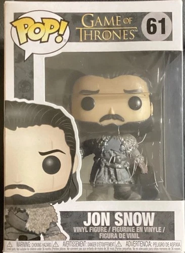 Funko Pop! Vinyl Jon Snow #61 Game of Thrones Series 8 Figure Standard 2018