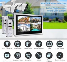 Tuya WiFi Video Intercom 10 Inch Touch Screen Monitor 1080P Doorbell Camera 4