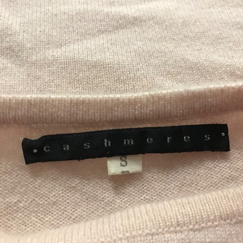 Cashmeres Women’s Sweater Pullover Size S Pink Solid Crewneck Solid 100% Pure - Picture 3 of 4