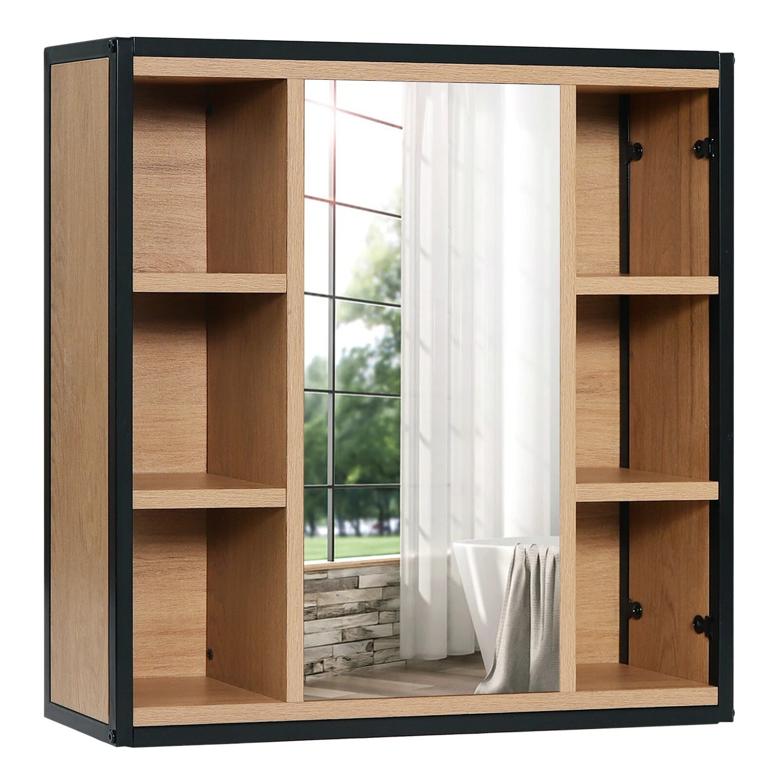 Armoire de salle de bain murale miroir pour ranger vos flacons sans encombrer