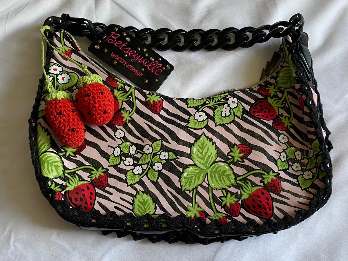 Betsey johnson strawberry purse deals