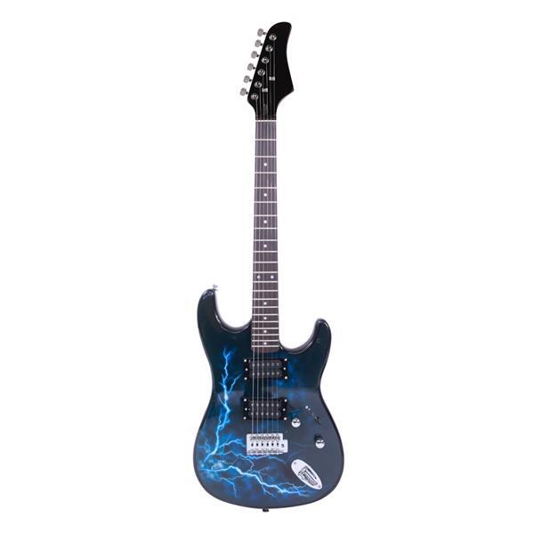 Lightning Style Electric Guitar with Power Cord/Strap/Bag