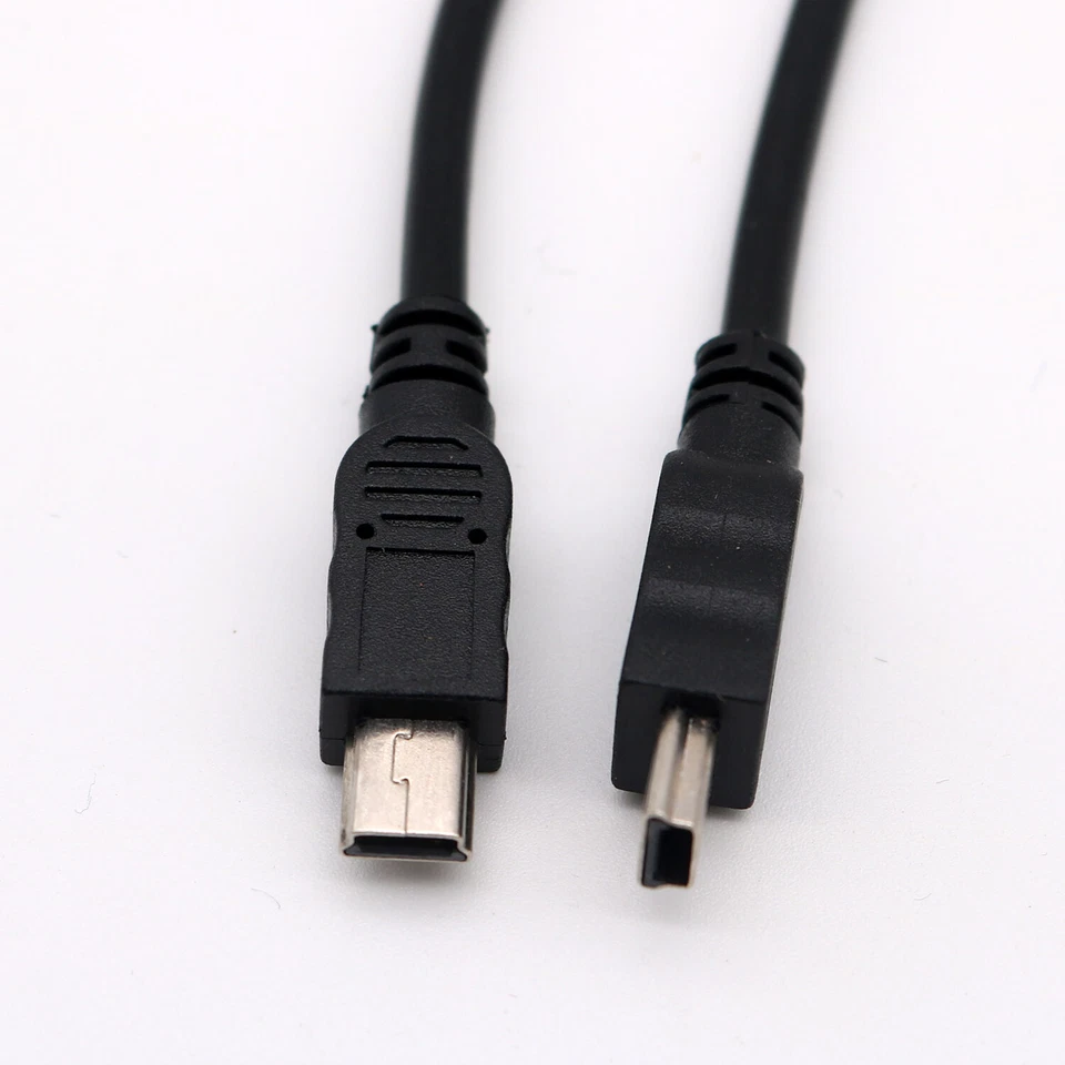 1pc USB Mini 5 Pin Male to Mini Male Plug Extentio M/M Connector Cable Cord 50cm - Image 4 of 4